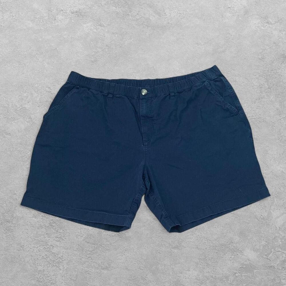Chubbies Mens XXL Original Stretch Shorts Navy Blue 7 Inch Elastic Waist Preppy